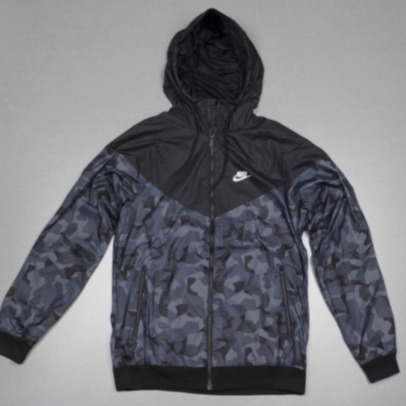 Nike Camo BADLANDS WINDRUNNER Jacket windbreaker mens sz L 823369-010 - Picture 8 of 11